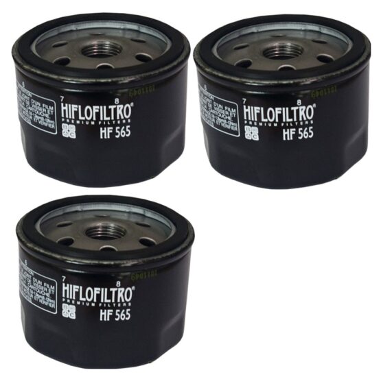 HF565 Oil Filter - Black - 3 Pack