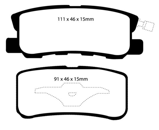 Yellowstuff Rear Brake Pads