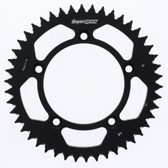Supersprox 46T Aluminum Rear Sprocket Black Fits KTM Models