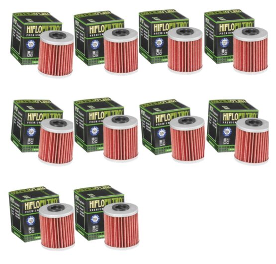 HF207 Oil Filter Replaces Suzuki 16510-35G00 & K5201-00001 - 10 Pack