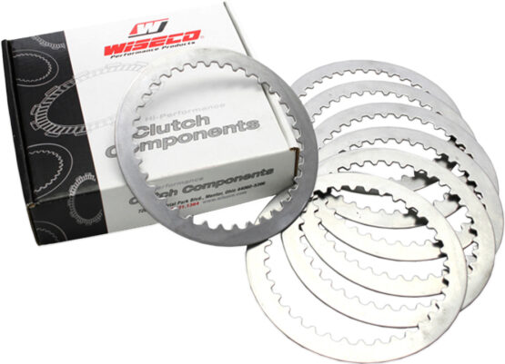Wiseco Steel Clutch Drive Plate Kit 7-Pack Fits 02-16 Honda CRF TRX Kawasaki KX