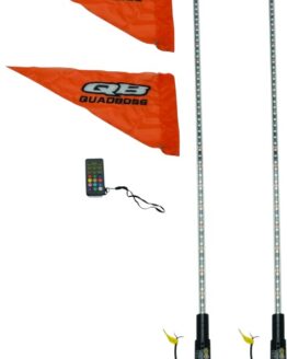 QuadBoss Qb 4Ft Clear Dual Whip Rmte