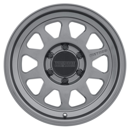 MR316 17x8.5 0mm Offset 6x5.5 106.25mm CB Gloss Titanium Wheel - Image 2