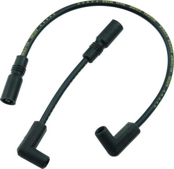 Accel 8mm Black Spark Plug Wire Set S/S Spiral Core Fits 99-17 Harley Dyna