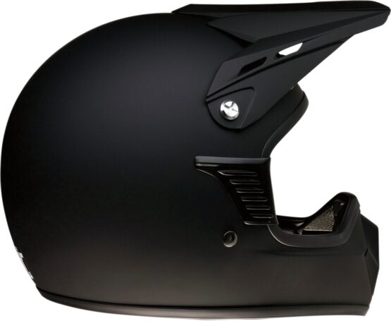Rise Offroad Offroad Helmet Matte Black Small/Medium - Image 3
