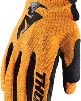 Thor Youth Sector Gloves Large Orange Black Unisex MX