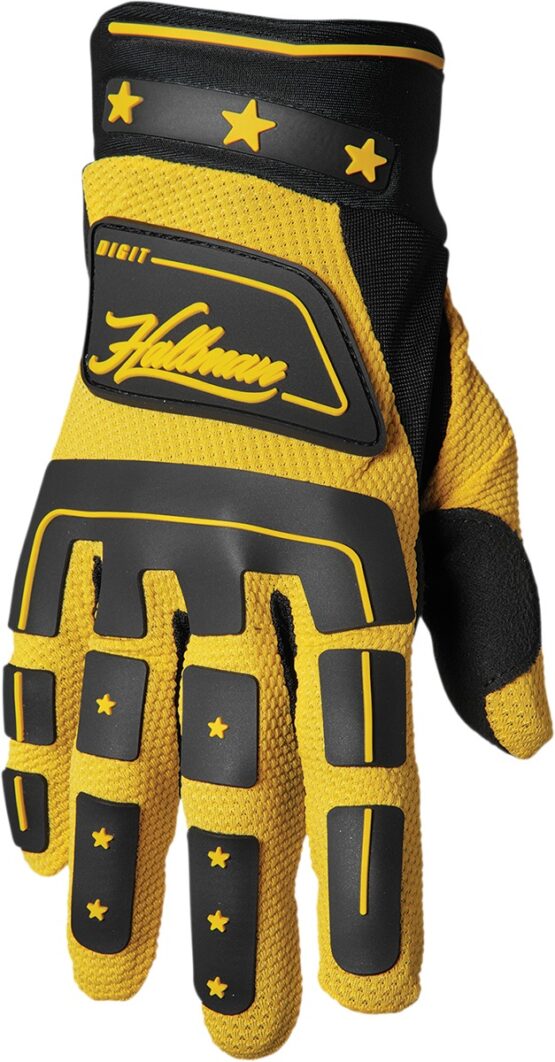 Thor Hallman Digit Gloves Men's S Black/Yellow