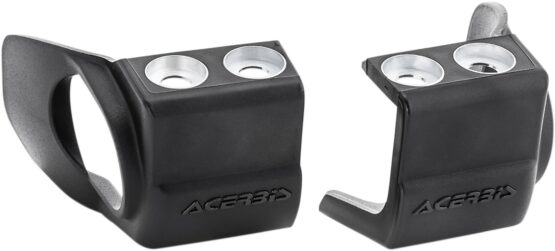 Acerbis Fork Shoe Covers Black Pair For Yamaha YZ/FX/WR125-450