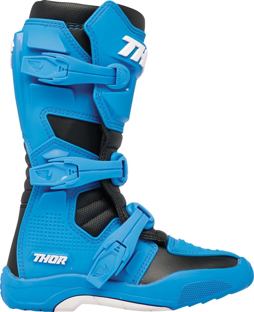Thor Youth Blitz XR Boots Black/Blue Size 4 - Image 3