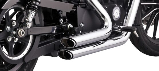 Vance & Hines Shortshots Chrome Exhaust System Fits Sportster 14-22 - Image 2