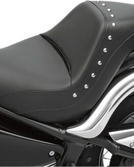 Renegade Deluxe Studded Solo Seat Black Gel Low