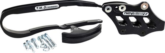 TM Designworks Chain Guide and Slider Kit Black For Kawasaki KX250 KX450