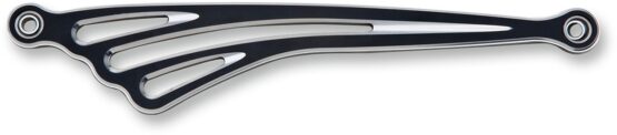 Arlen Ness Shifter Rod Deep Cut Flat Black 12 in. L