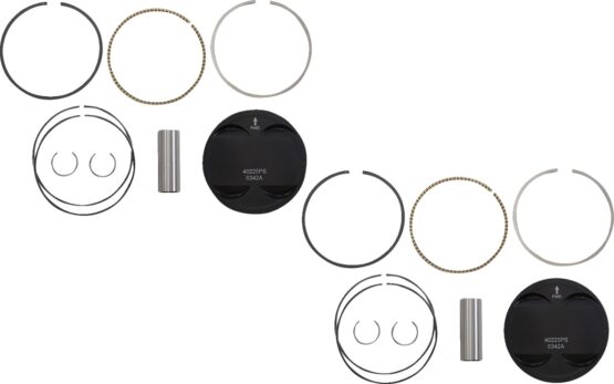 Black Edition Piston Series Kit by Wiseco Fits Milwaukee-Eight CVO 121Cid - Image 2