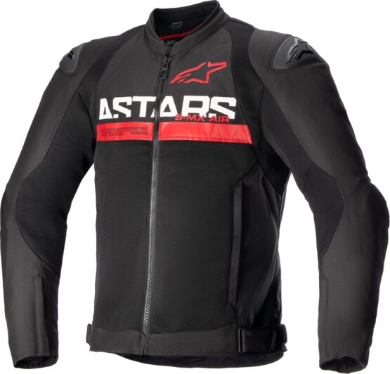Alpinestars SMX Air Jacket Black/Bright Red Men's 4XL