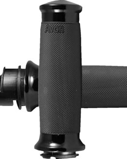 Avon Custom Contour Grips TBW Black For 2024 Harley Street Glide Road Glide