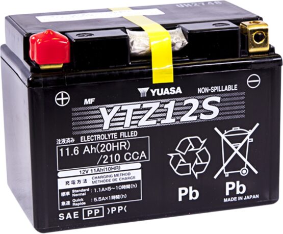 AGM Maintenance Free Battery YTZ12S - Image 2