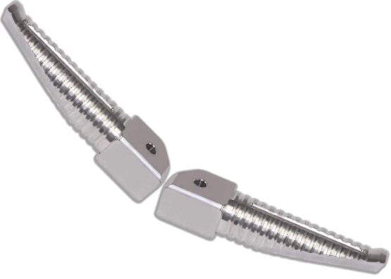 Silver Stock Style Rear Passenger Foot Pegs