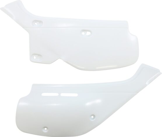 UFO White Side Cover Kit Fits 1988-2000 Honda XR600R