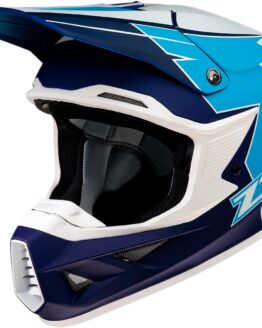 F.I. Hysteria MIPS Full Face Offroad Helmet Blue/White Medium