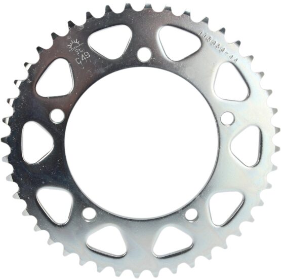 JT Steel Rear Sprocket 44T-420 Natural Fits Kawasaki/Suzuki