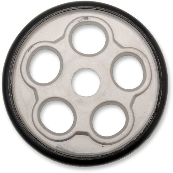 Parts Unlimited Idler Wheel Standard 7in Silver/Black For Yamaha Snowmobiles