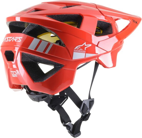 Alpinestars Vector Tech MIPS Helmet Bright Red/Light Gray Medium - Image 2