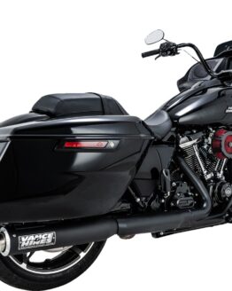 Vance & Hines Supersport Slip-On Mufflers Black For Harley Touring