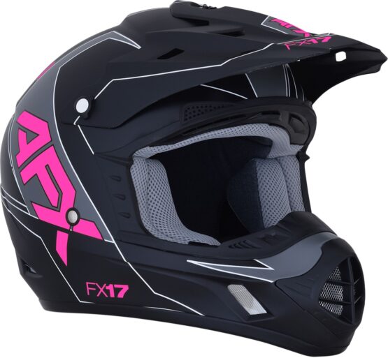 FX-17 Full Face Offroad Helmet Matte Pink X-Small - Image 7