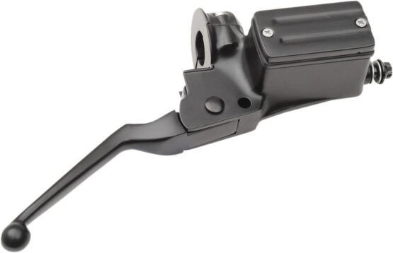 Drag Specialties 11/16in Black Front Brake Master Cylinder For Harley