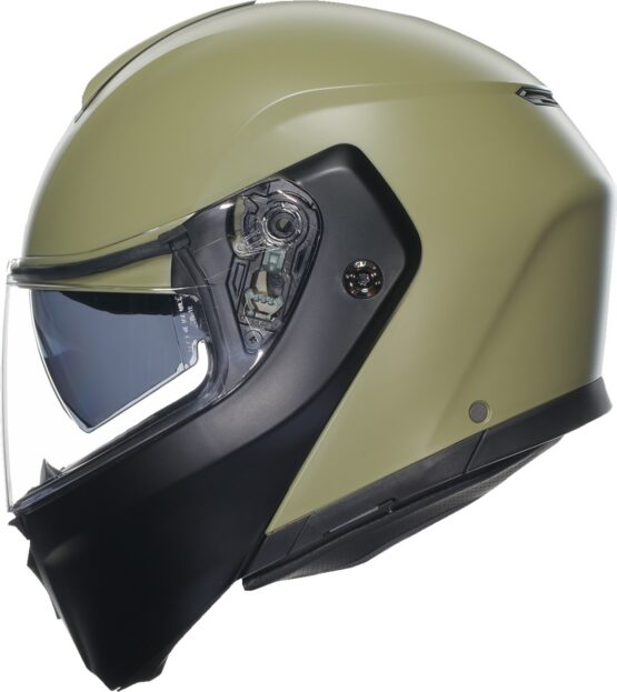 AGV Streetmodular Mono Modular Helmet Matte Green Black Medium - Image 4
