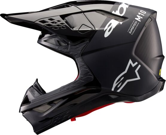 Alpinestars Supertech M10 Flood MIPS Helmet Black/Dark Gray XS - Image 2