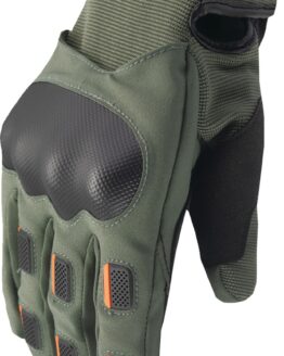 Thor Range Gloves Men's S Army Green/Black/Orange