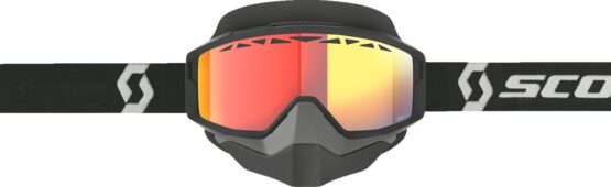 Scott Split OTG Snow Goggle Black/White Light Sensitive Red Chrome - Image 2