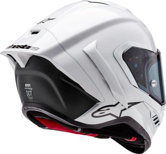 Alpinestars Supertech R10 Helmet Gloss White 2XL - Image 3