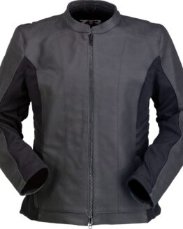 Z1R Bellona Women's Leather Jacket Black Medium