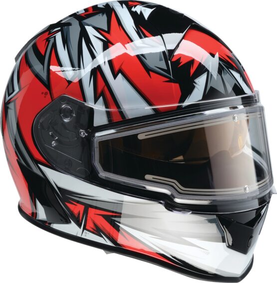 Z1R Warrant Neuron Snow Electric Helmet Red M - Image 3