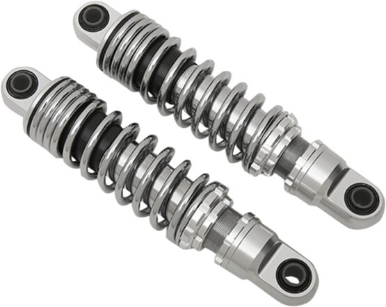 Drag Specialties 10.5in Chrome Rear Shocks Pair For Harley-Davidson XL Models