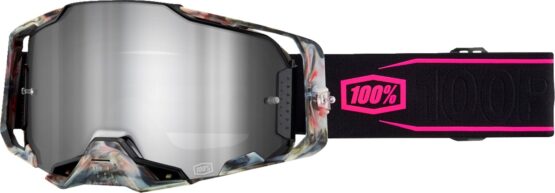 100 Percent Armega Sarcelle Goggle Silver Mirror Lens Adult Unisex