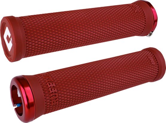 ODI Ruffian V2.1 Lock-On Grips Red 135mm Pair