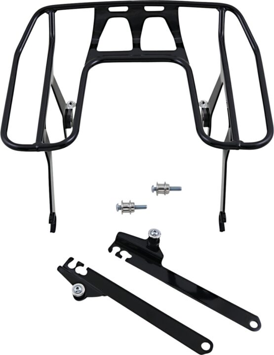 Cobra BA Wrap Around Rack Black For 06-17 HD Dyna w/ Aftermarket Seat