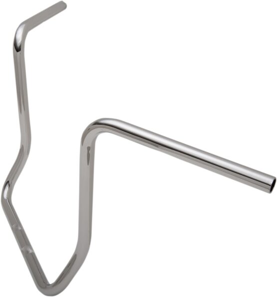 Drag Specialties 1 Inch Chrome Ape Hanger Handlebar 16in Rise For Harley - Image 2