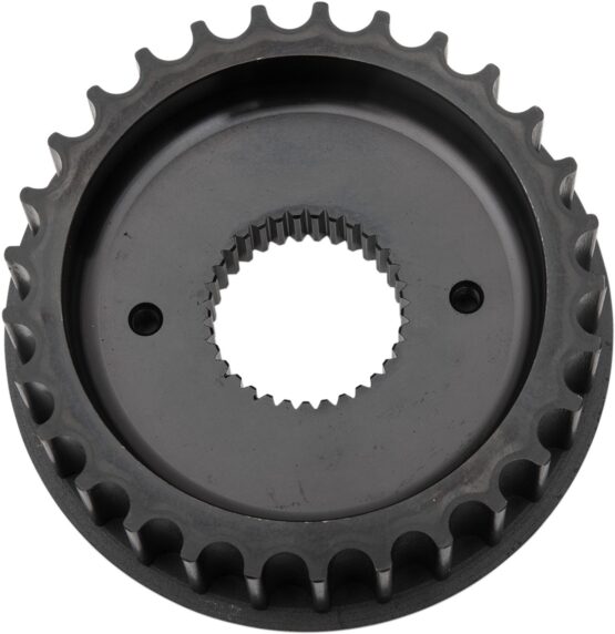 Drag Specialties Transmission Pulley 29T Black Steel For Harley-Davidson