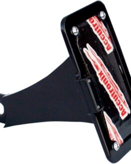 Accutronix Side Mount License Plate Frame Black For Indian Scout