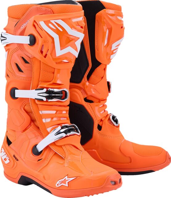 Alpinestars Tech 10 Supervented Boots Orange/Black/White US 9
