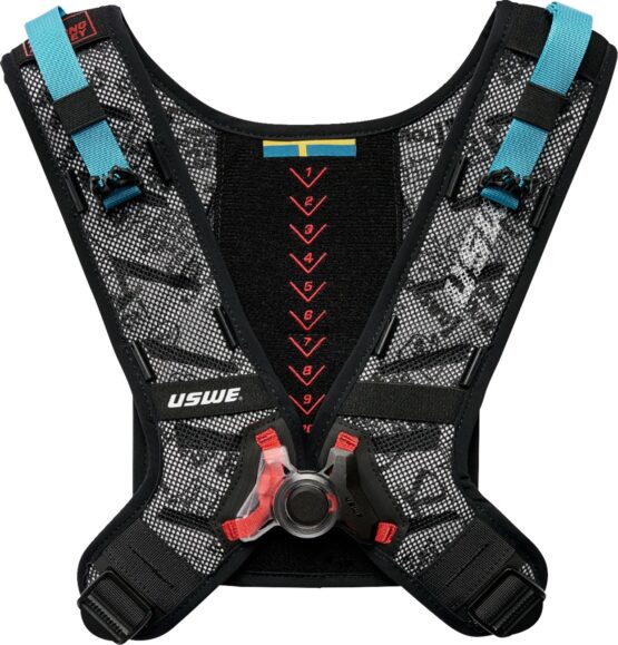 USWE Front Strap Kit NDM 2.1 Harness Replacement Black/Blue/Gray/Red - Image 2