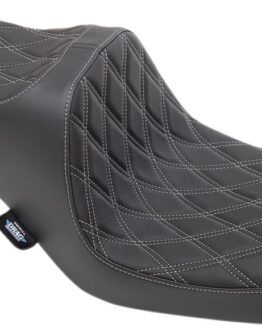 Predator Double Diamond Vinyl 2-Up Seat Black/Silver