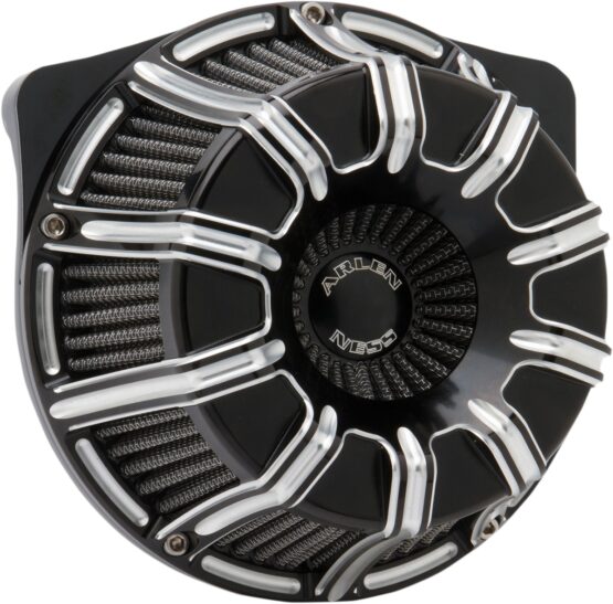 Arlen Ness 10-Gauge Inverted Air Cleaner Black - Image 2