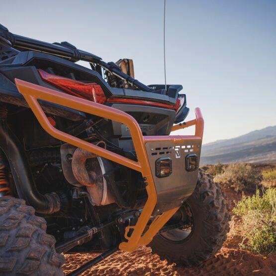 RAVEK Rear Bumper with LED Lights Orange For Polaris RZR XP 1000 - Image 4