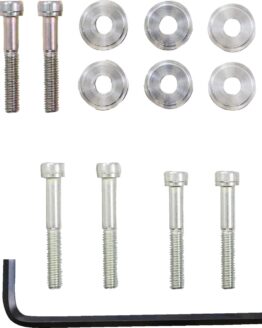 Moose Offroad Handlebar Riser Kit Chrome 7/8in 3/4in Rise